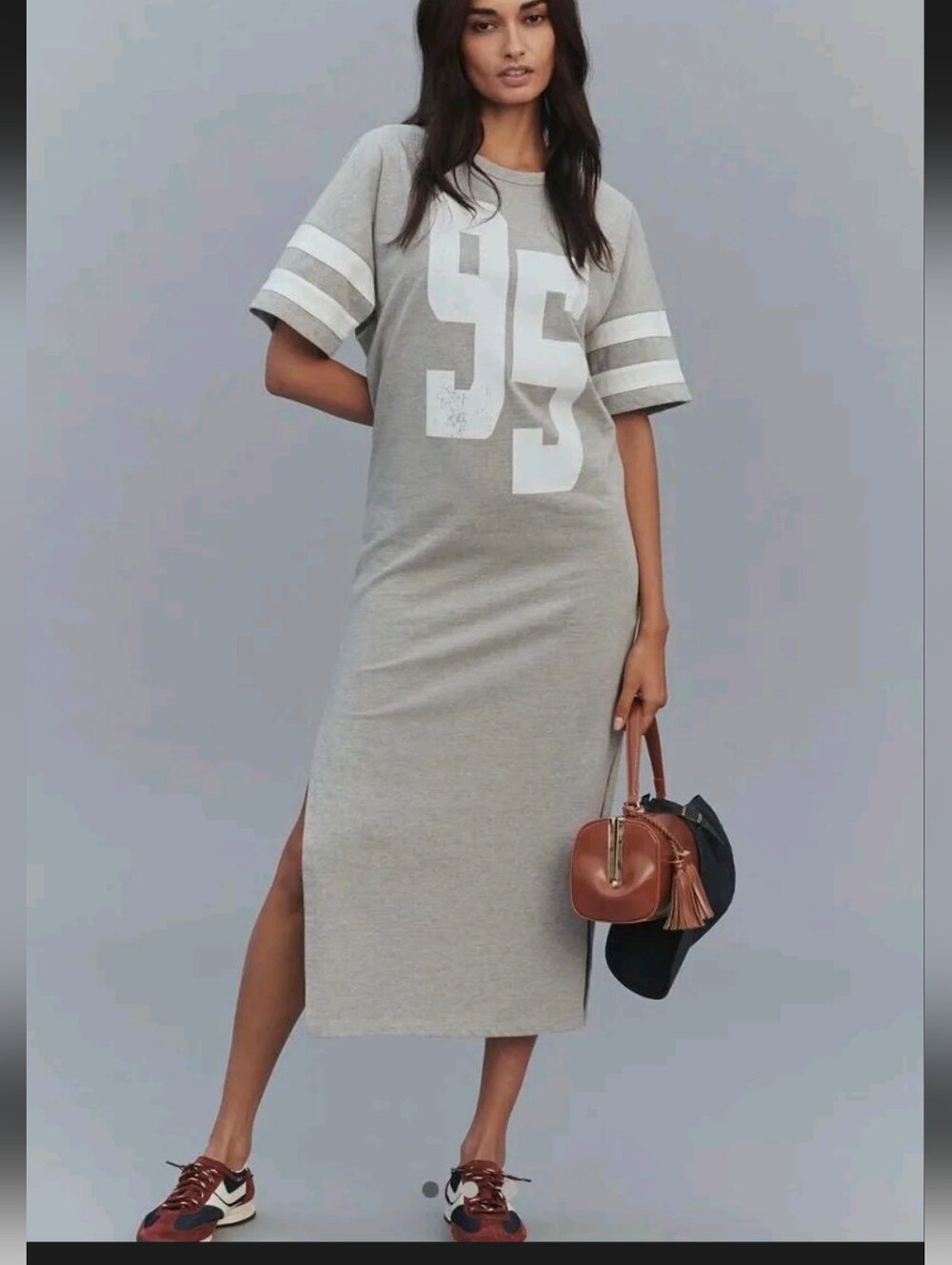 Anthropologie Graphic Midi Dress *XS (Generous) * NWT - Picture 2 of 3